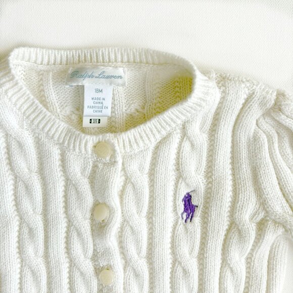 POLO Ralph Lauren Toddler Knit Cardigan - Picture 2 of 2